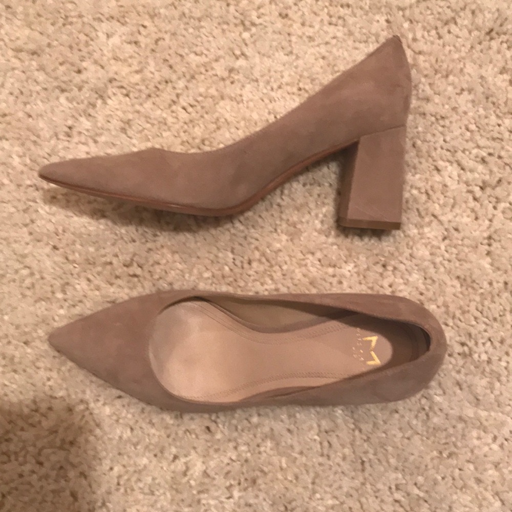 Marc Fisher Ltd Zara suede pointed toe pumps